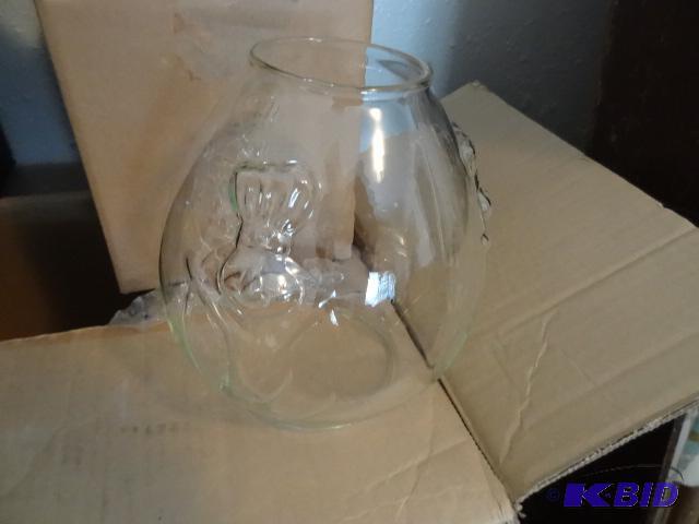 lot 10 image: Pillsbury Dough Boy Glass Globes. Qty 12...