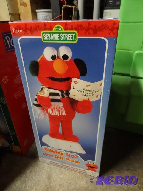 lot 121 image: Telco Sesame Street Talking Elmo Animated Chr...