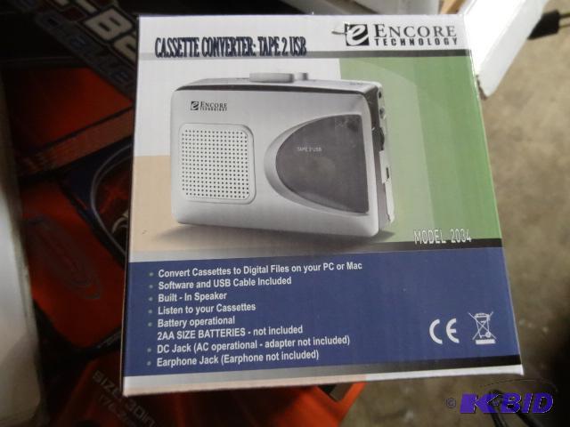 lot 139 image: Qty 2 Cassette Converter to USB...