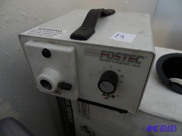 lot 14 image: Schott Foster LLC Light Source. 20510.2. 230...