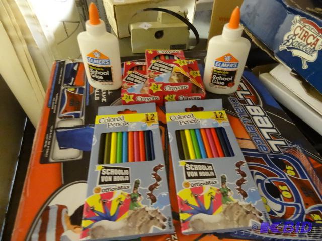 lot 152 image: Misc Color, Crayons, Glue etc...