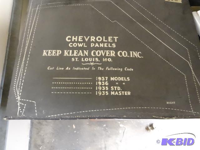 lot 155 image: Antique Cowl Panel 1935-1937 Chevrolet...