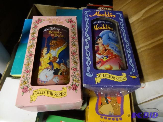 lot 159 image: Disney Collector Glasses  Star Wars Items...