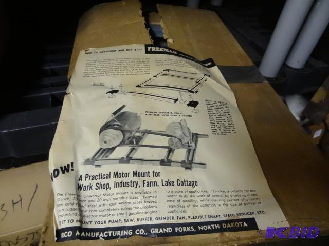 lot 168 image: FreemanARG Universal Motor Mount Model #20...