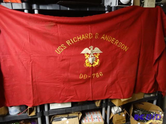 lot 174 image: Military Banner 8 X 4...