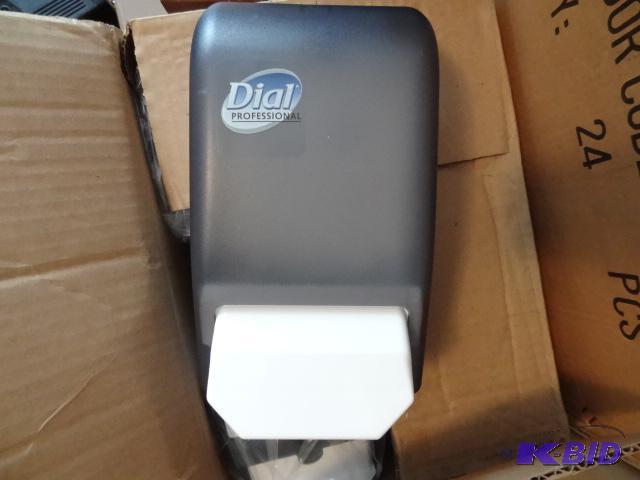 lot 18 image: Dial Professional Hand Soap Dispensers. New Q...