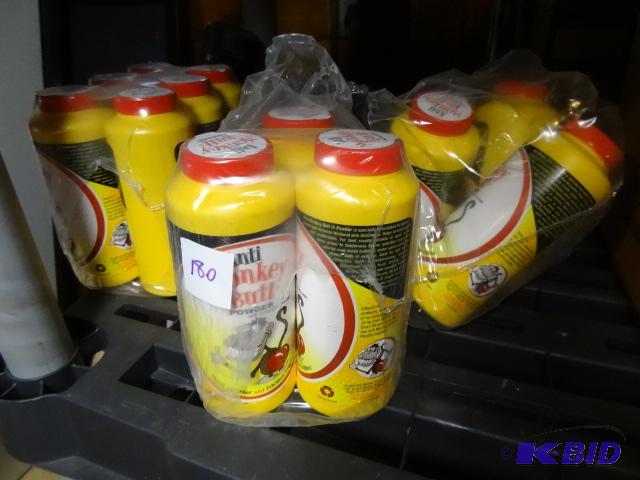 lot 180 image: Qty 12 Jars Anti Monkey Butt Powder...