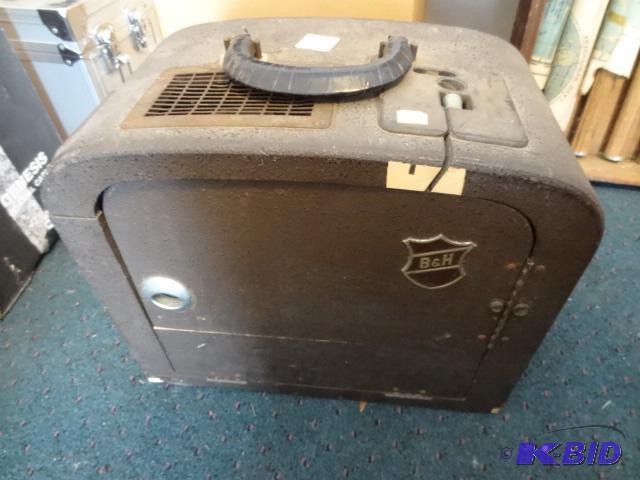 lot 19 image: Vintage B and H Film Projector. Built in Spea...
