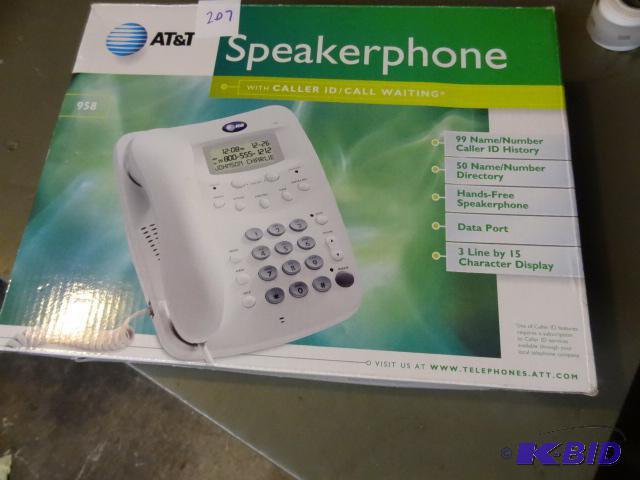 lot 207 image: ATT Speaker Phone...