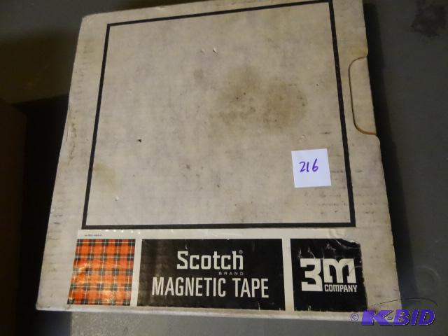 lot 216 image: Scotch magnetic Tape Instrumentation Tape, AM...