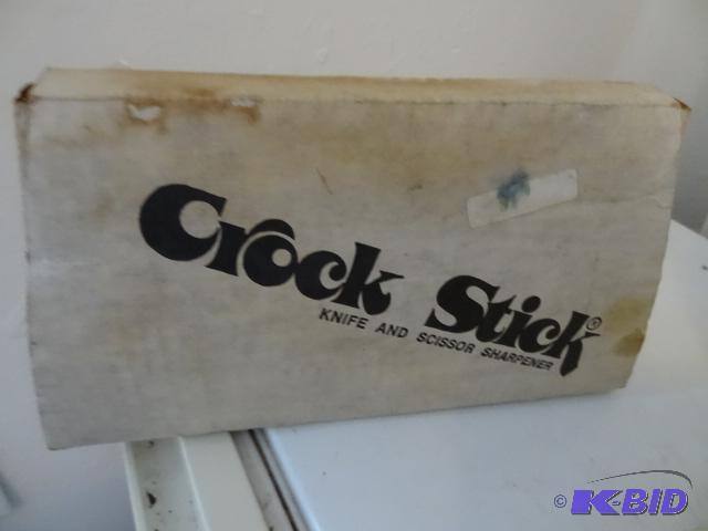 lot 35 image: Crock Stick Knife and Scissor Sharpener...