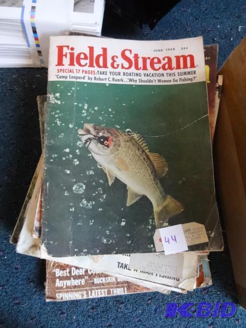 lot 44 image: 1950s and 1960s Outdoor Life Magazines. 2 F...