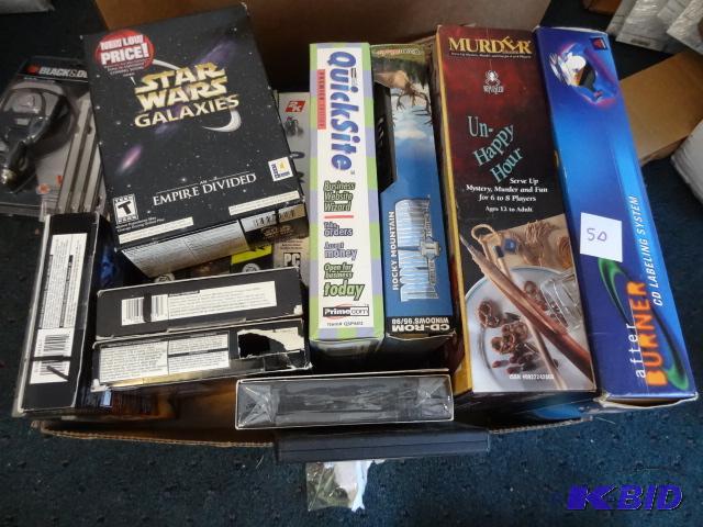 lot 50 image: Box of Misc Computer Games...