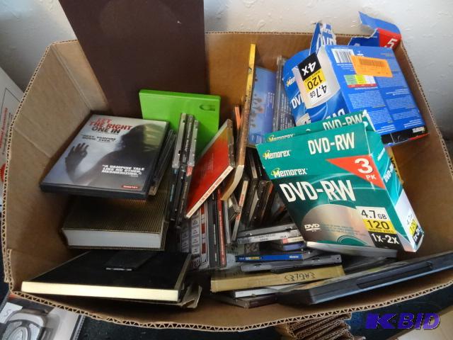 lot 51 image: DVD-RW Discs. Misc CDs...