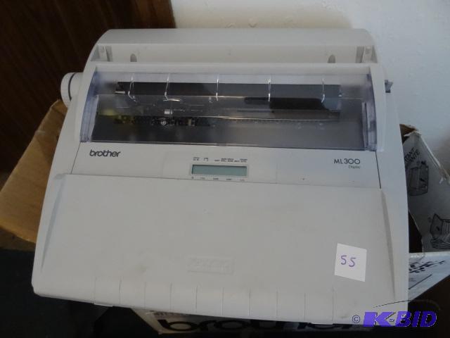 lot 55 image: Brother ML300 Electronic Typewriter...