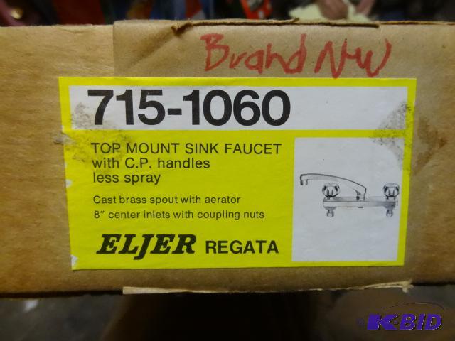 lot 90 image: Elter Regatta Top Mount Sink Faucet 715-1060....