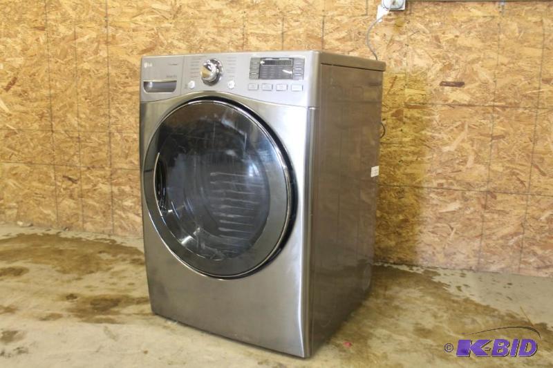 lot 6 image: NEW LG 7.3 CU. FT. ULTRA LARGE CAPACITY DRYER WITH DUAL LED DISPLAY (GAS) #DLGX3471V