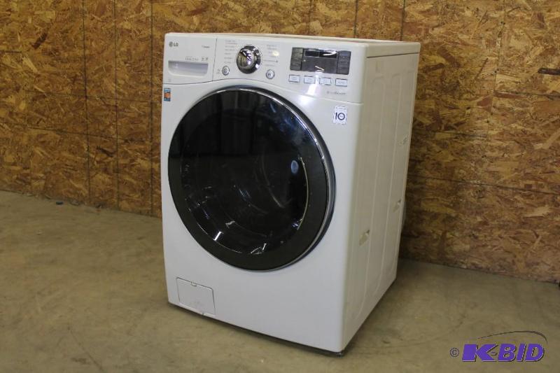 lot 8 image: LIKE NEW LG 4.0 CU. FT. ULTRA LARGE CAPACITY TURBOWASH WASHER WITH STEAM TECHNOLOGY #WM3470HWA