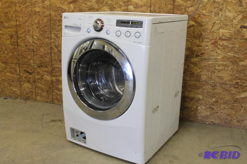 lot 9 image: NEW LG 3.6 CU. FT. EXTRA LARGE CAPACITY STEAMWASHER WITH COLDWASH TECHNOLOGY #WM2650HWA