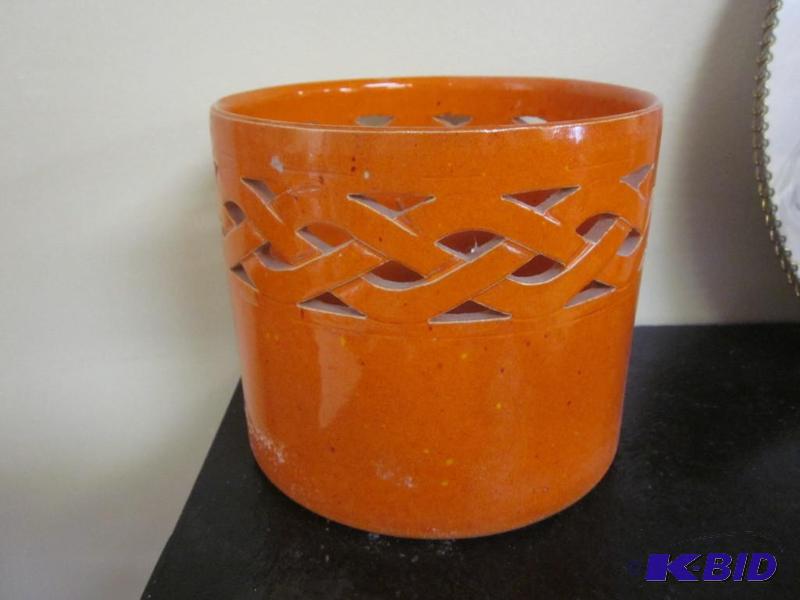 lot 154 image: West Germany planter pot.  Makers mark o...