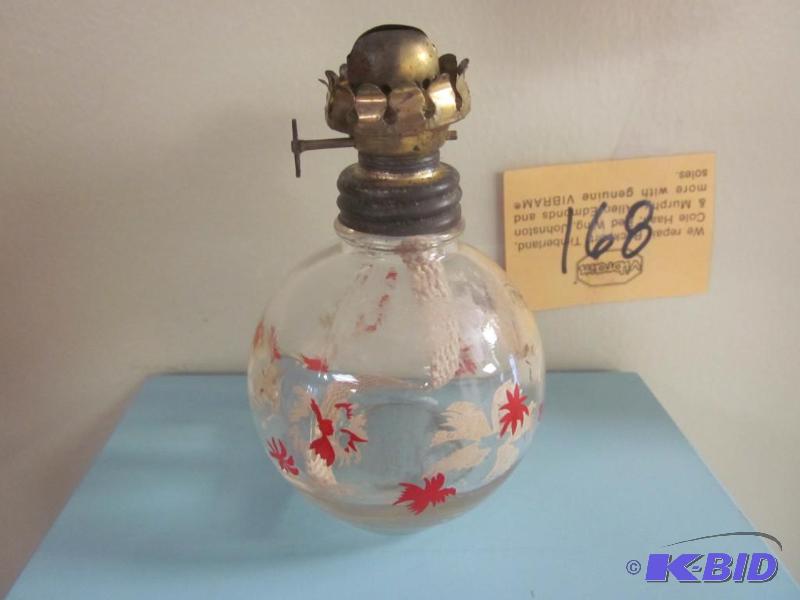 lot 168 image: Antique Oil Lamp