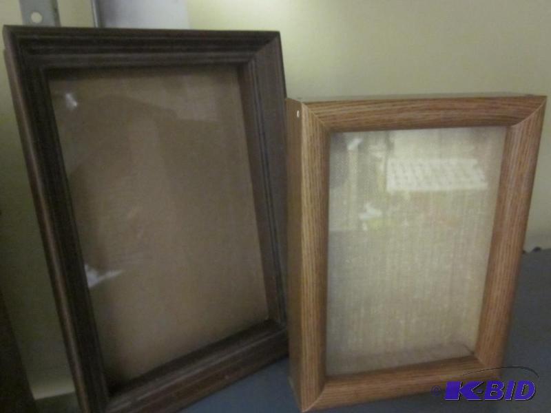 lot 264 image: Pair of shadow box frames.      ...