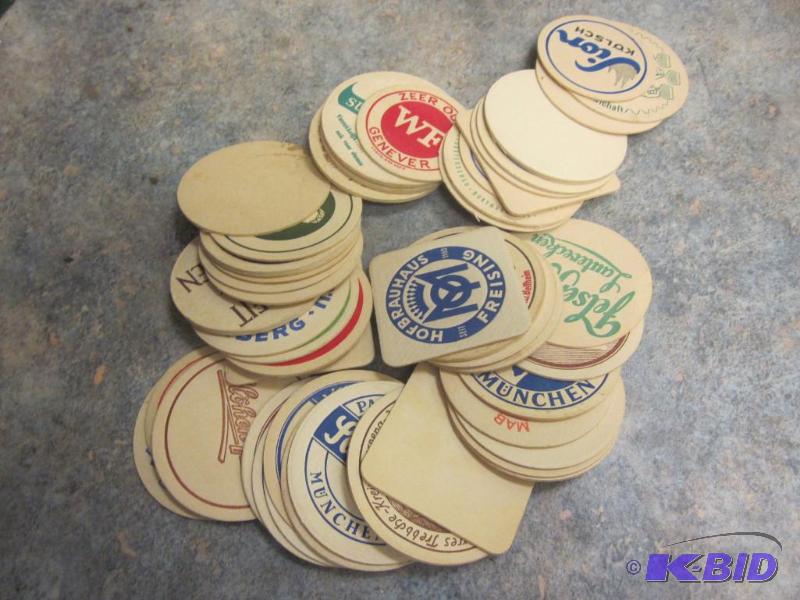 lot 266 image: Large lot of German beer coasters from the 19...