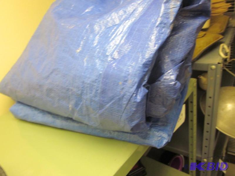 lot 269 image: Pair of blue tarps.      ...