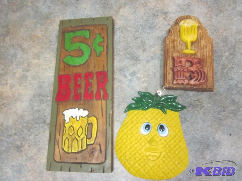 lot 281 image: Lot of Breweriana signs.       ...