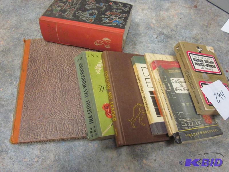 lot 294 image: Lot of German books.      ...