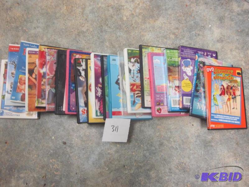 lot 311 image: Lot of children DVDs.      ...