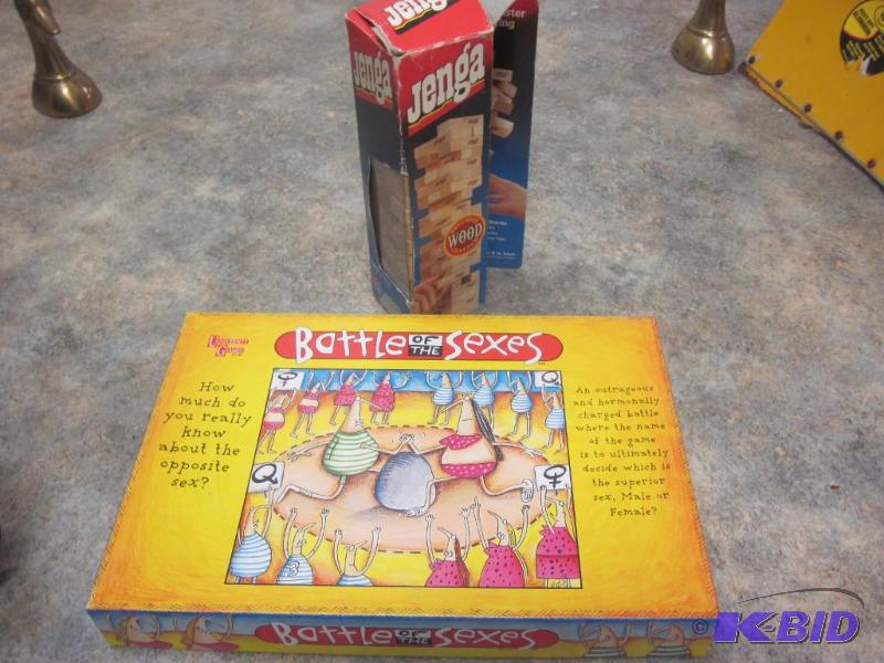 lot 317 image: Pair of games, including Jenga and Battle of ...