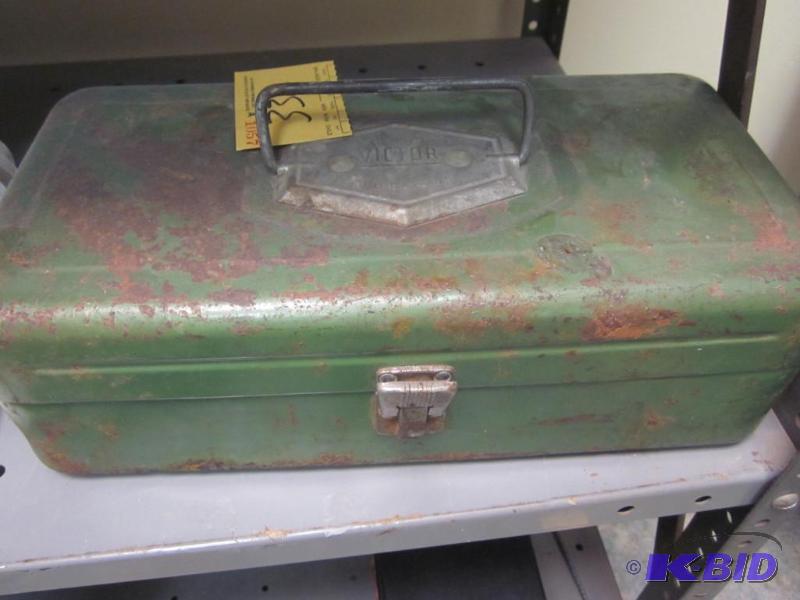 lot 336 image: Victor metal box.       ...