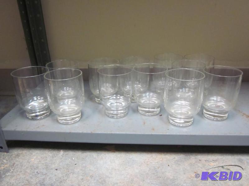 lot 354 image: Lot of (12) modern glasses.      ...