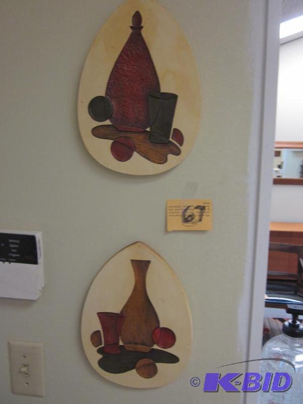 lot 67 image: Pair of 1962 Robert Angeli Artcraft chalk war...