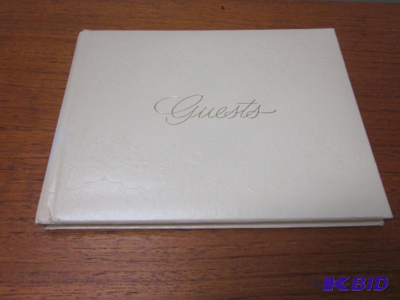 lot 92 image: 1974 unused guest registration book.   &...