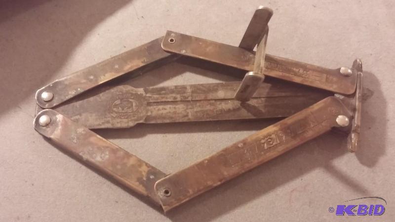 World War 2 Folding Bayonetted Knife Brass Ge...