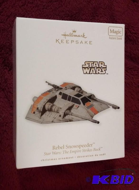 lot 104 image: HALLMARK ORNAMENT 2010 REBEL SNOWSPEEDER. NEV...