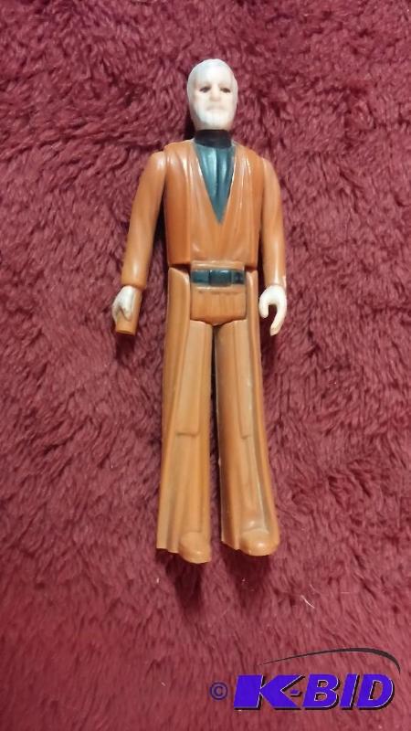 lot 113 image: VINTAGE OBI WAN KENOBI FIGURE LOOSE BARE...