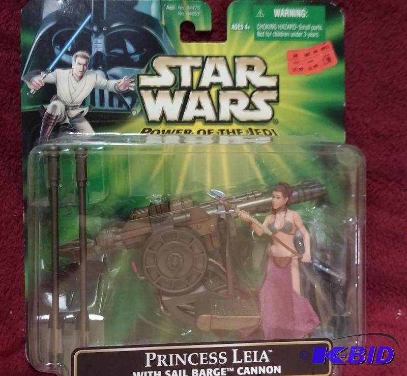 lot 121 image: STAR WARS PRINCESS LEIA WITH SAIL BARGE CANNO...