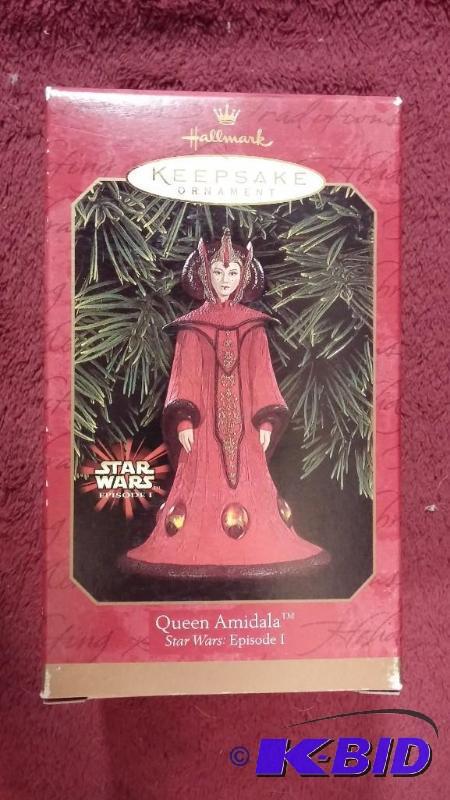 lot 143 image: HALLMARK ORNAMENT 1999 QUEEN AMIDALA NEVER BE...