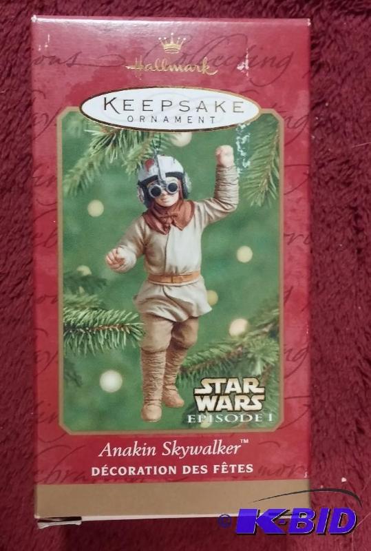 lot 148 image: HALLMARK ORNAMNT 2001 ANAKIN SKYWALKER NEVER ...