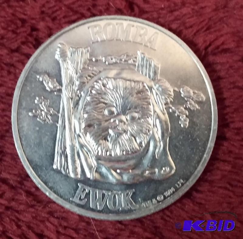 lot 155 image: VINTAGE ROMBA ACTION FIGURE COIN. THIS COIN I...