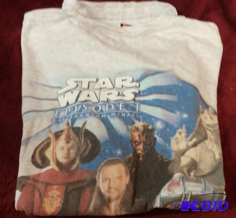 lot 159 image: STAR WARS EPISODE 1 TSHIRT WITH PEPSI LOGO ON...