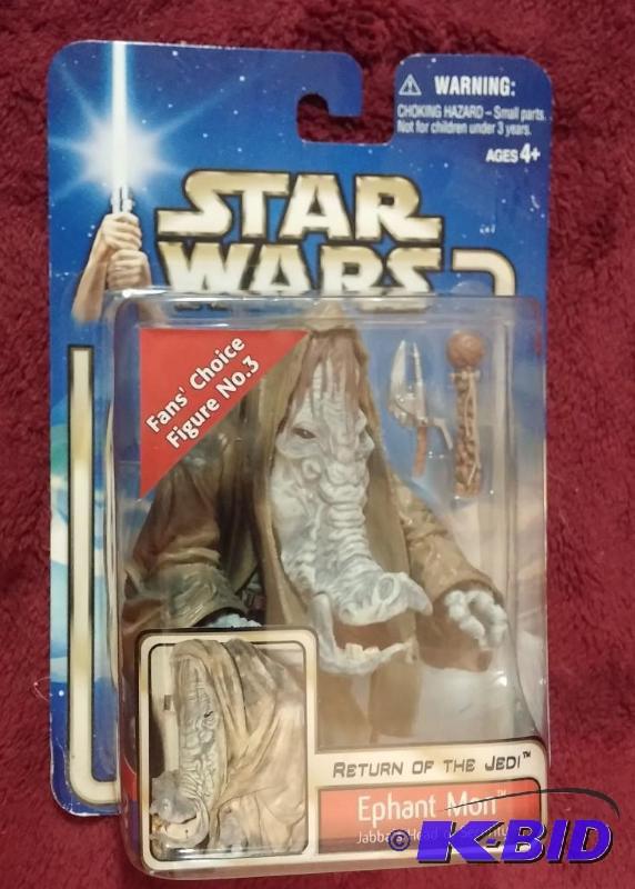 lot 174 image: STAR WARS FANS CHOICE FIGURE NO. 3 EPHANT MO...
