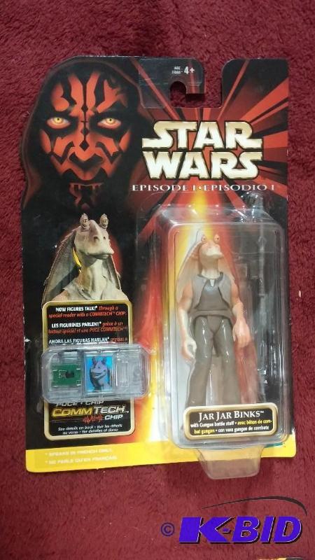 lot 175 image: STAR WARS EPISODE 1 JAR JAR BINKS WITH BI LIN...