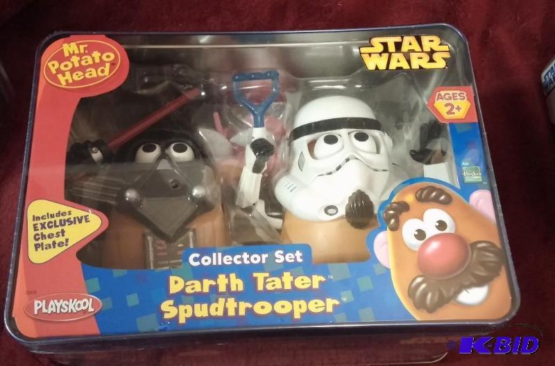 lot 73 image: STAR WARS MR POTATO HEAD COLLECTOR SET TIN WI...