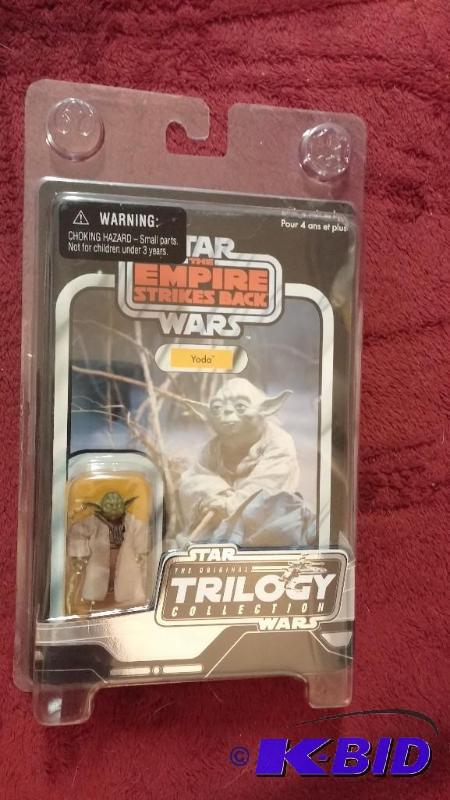 lot 78 image: STAR WARS TRILOGY COLLECTION YODA NEVER BEEN ...
