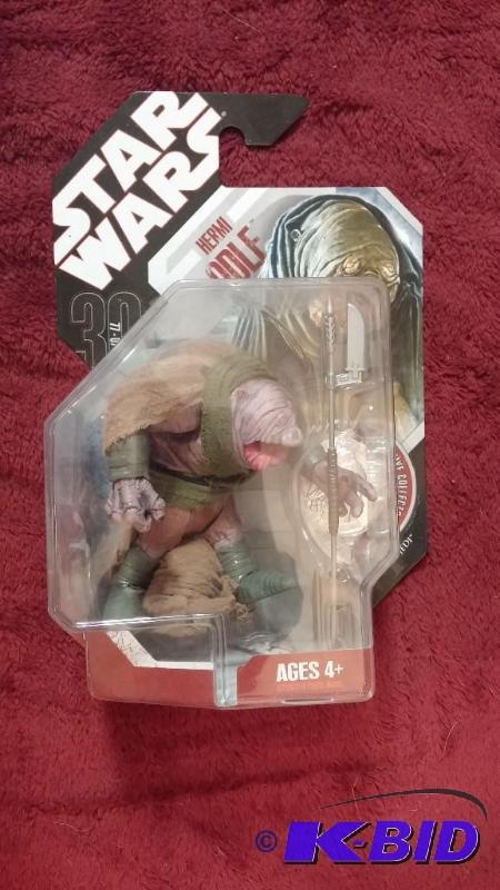 lot 82 image: STAR WARS 30TH ANN. HERMI ODLE FIGURE WITH CO...