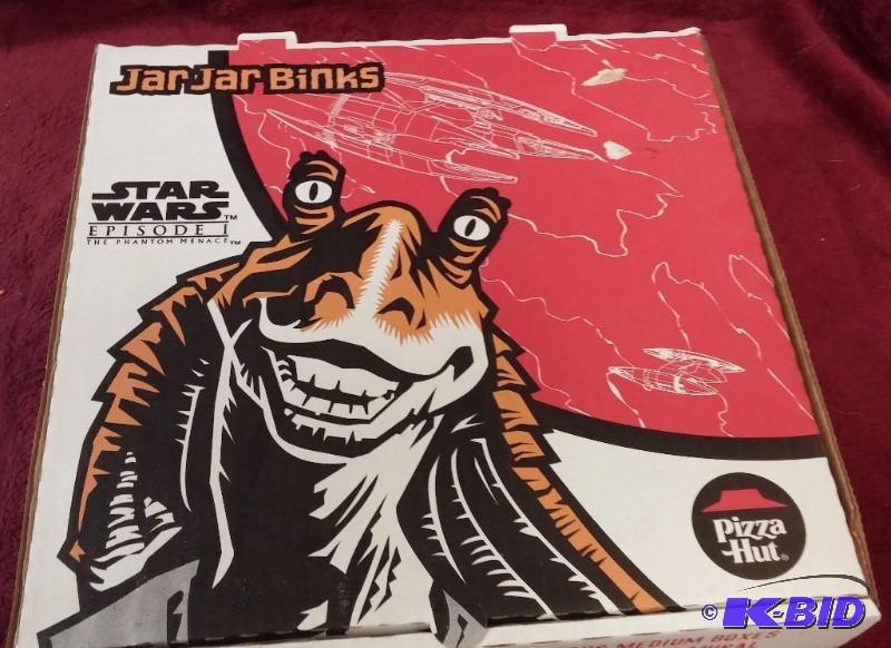 lot 85 image: PIZZA HUT STAR WARS EPISODE 1 JAR JAR BINKS M...